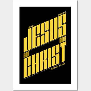 Jesus Christ - God Man - Gold Edition Posters and Art